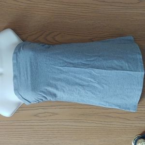 Gray Tube Top w/Support 'Shelf'